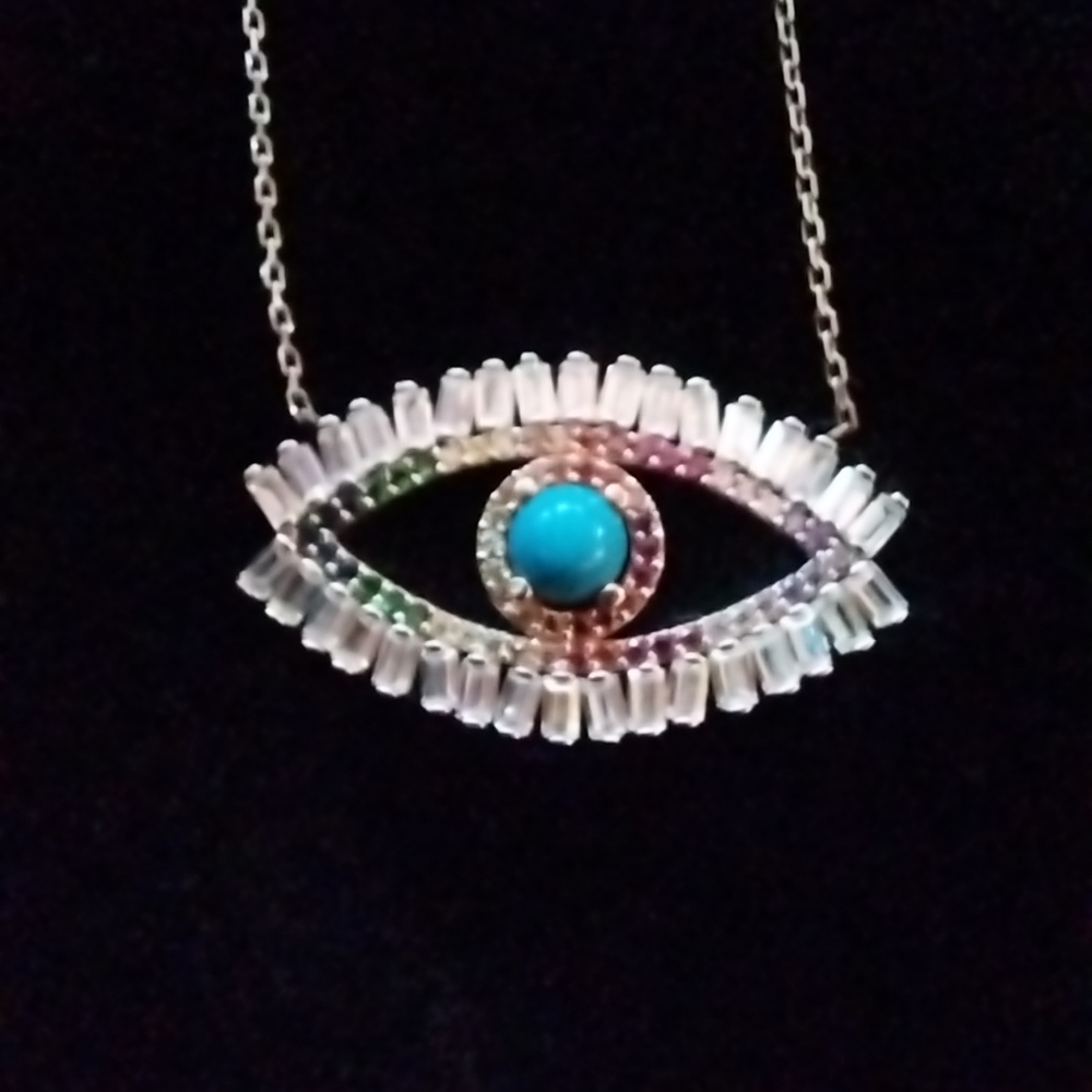 SPHERA MILANO EVIL EYE NECKLACE